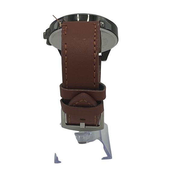 Fashion Quartz Movement Analog Watch in Brown/Slate - Picture 4 of 6